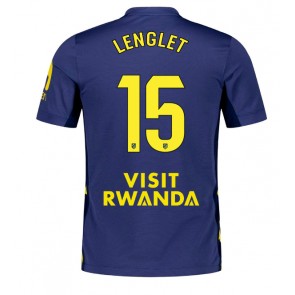 Atletico Madrid Clement Lenglet #15 Venkovní Dres 2025-26 Krátký Rukáv